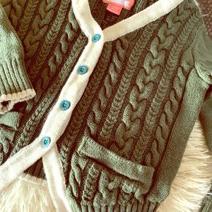 Say Cheese Cable-knit Girls Sweater